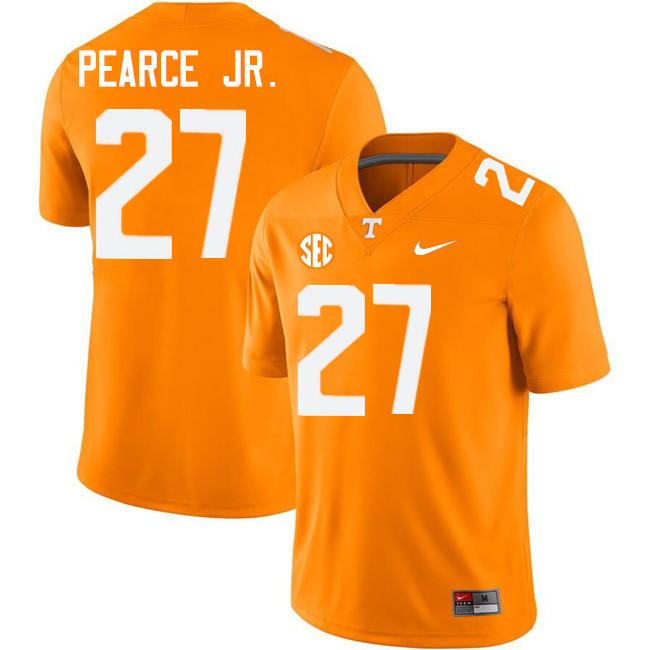 James Pearce Jr. Tennessee Jersey,Tennessee Volunteers #27 James Pearce Jr. College Jersey-Orange